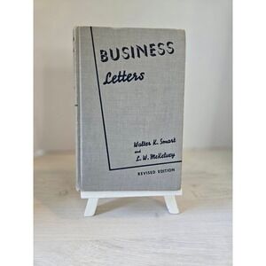 Vintage Business Letters book, hardcopy 1941, desk display reference
